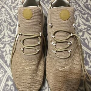 Nike Tan color and White Sneakers